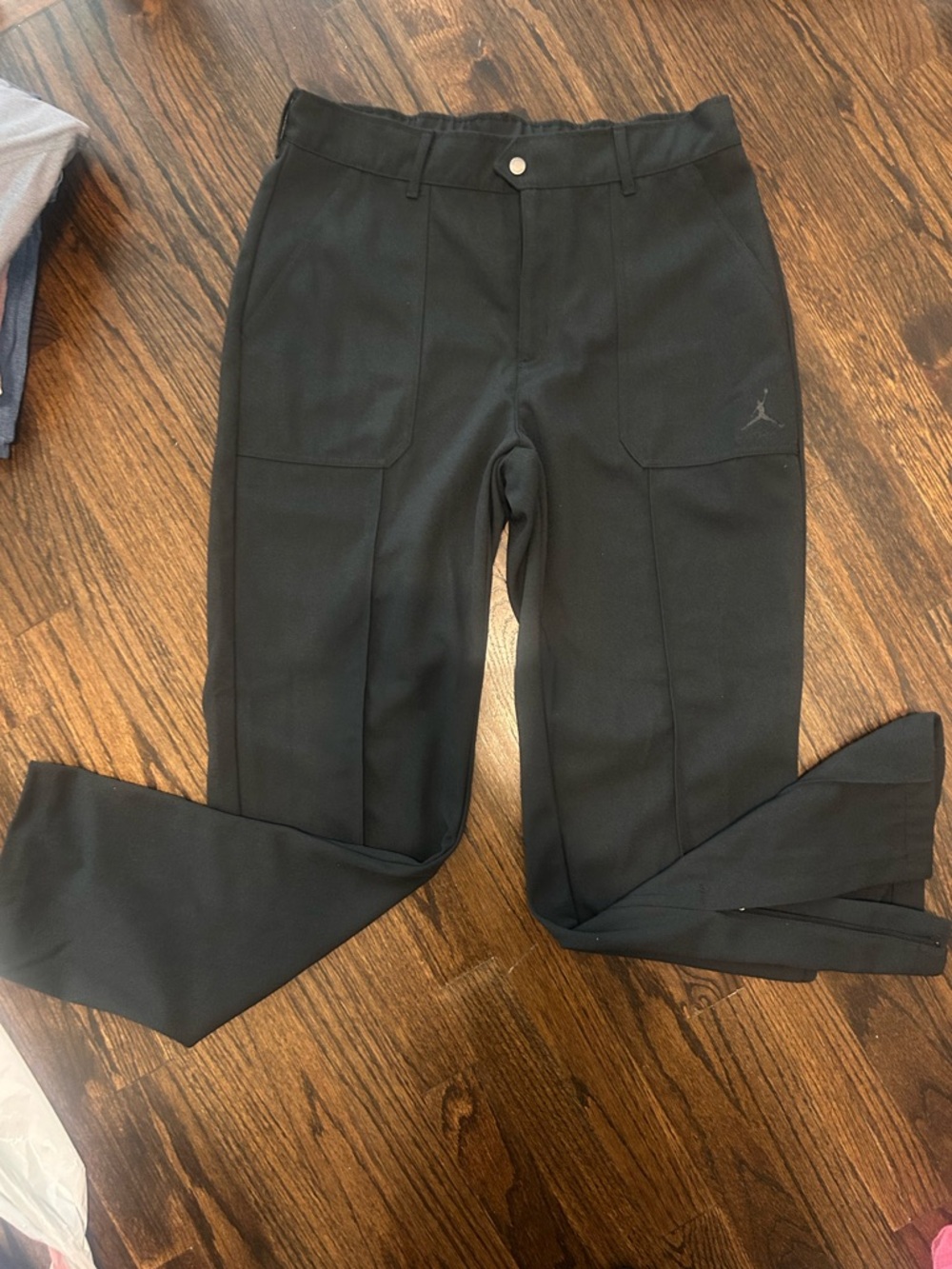Jordan Black Straight-Leg Performance Pants